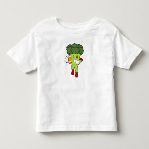 Broccoli at Football Sports Toddler T-Shirt