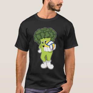 Broccoli at Volleyball Sports T-Shirt