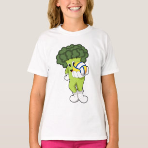 Broccoli at Volleyball Sports T-Shirt