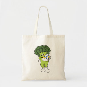 Broccoli at Volleyball Sports Tote Bag