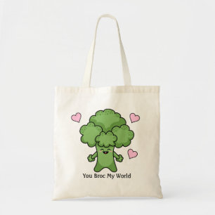 Broccoli Broc My World Tote Bag