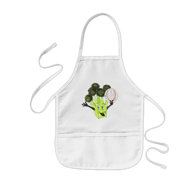 Broccoli Bruno Kids' Apron (Front)