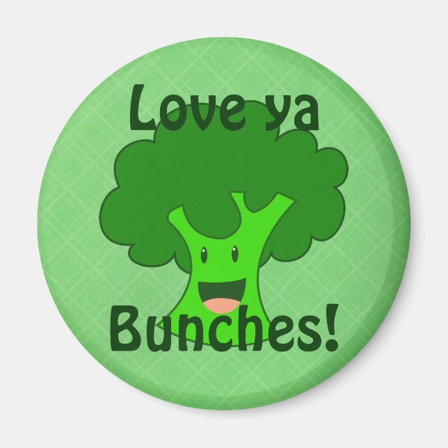 Broccoli Bunch Magnet (Front)