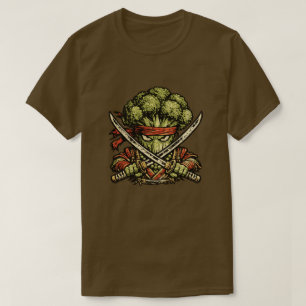 Broccoli Bushido — Funny Vegetable Samurai Warrior T-Shirt