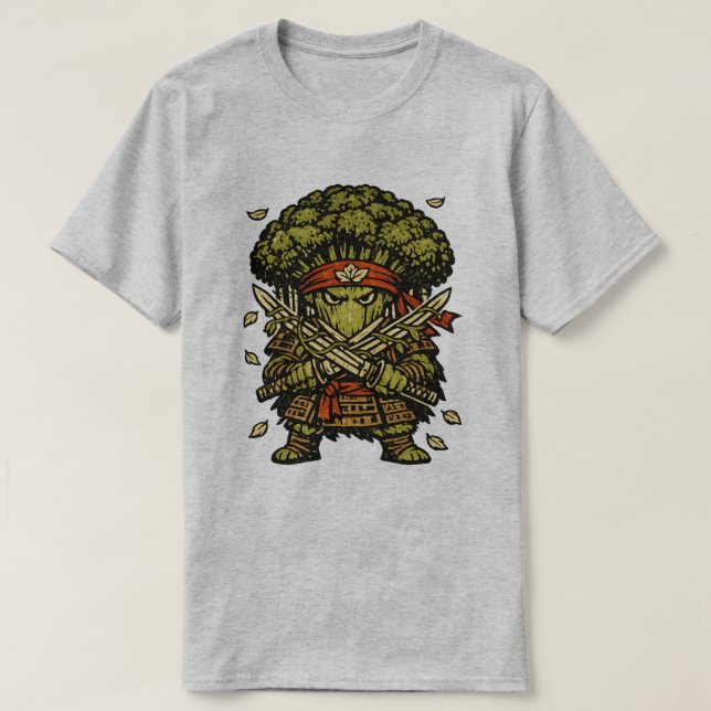 Broccoli Bushido — Protector of the Forest T-Shirt (Design Front)