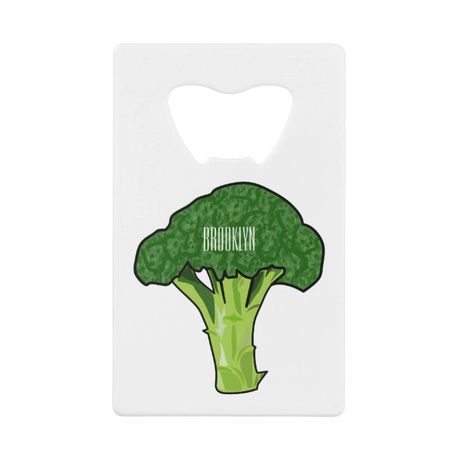 Broccoli cartoon illustration (Front)