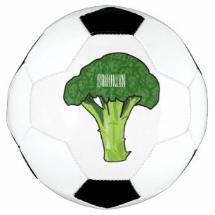 Broccoli cartoon illustration football