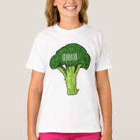 Broccoli cartoon illustration