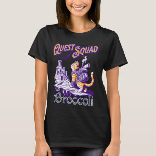 Broccoli Cat Quest Fantasy Squad Men Women Kids RP T-Shirt