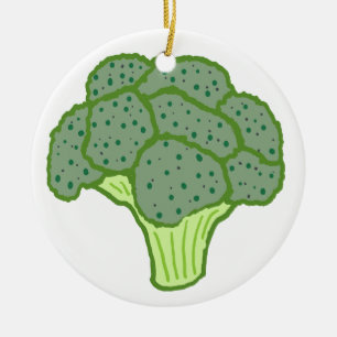Broccoli Ceramic Tree Decoration