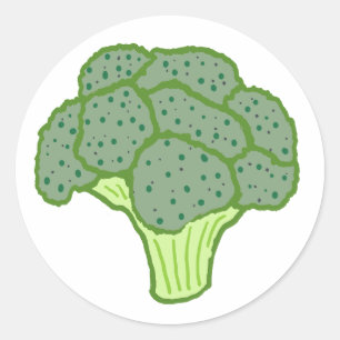 Broccoli Classic Round Sticker