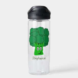 Broccoli Design Personalised Water Bottle