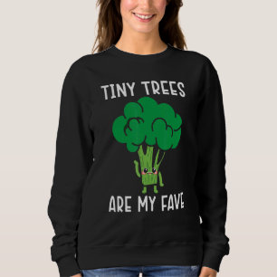 Broccoli Eater Vegan Vegetable Healthy Vegetarian Sweatshirt