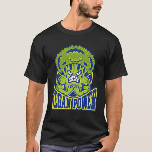 Broccoli Gym Powered By Plants Vegan Bodybuilding  T-Shirt