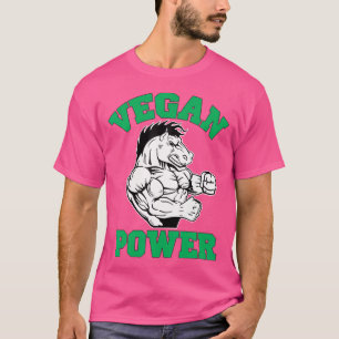 Broccoli Gym Powered By Plants Vegan Bodybuilding T-Shirt