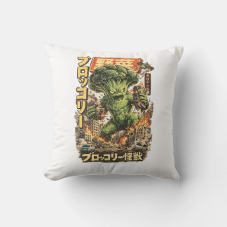 Broccoli Kaiju – Vegetable Apocalypse Cushion