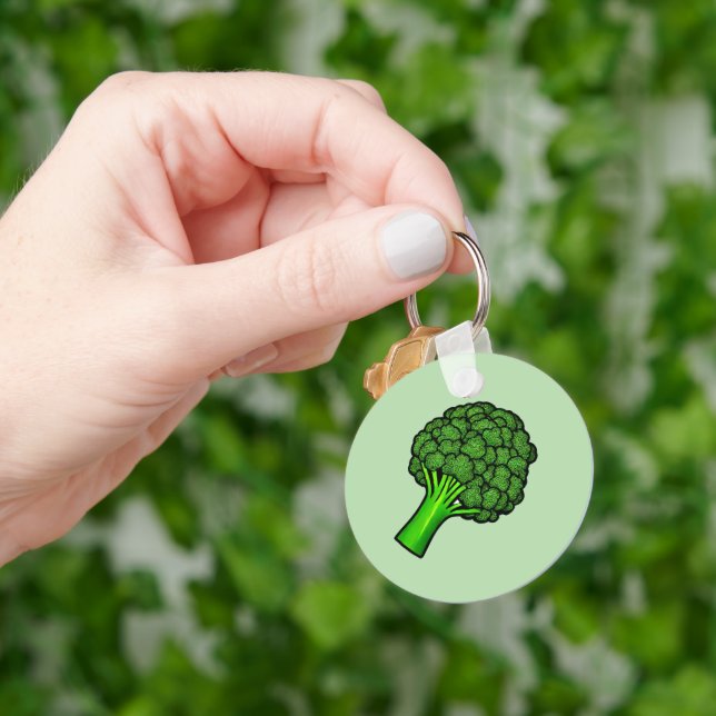 Broccoli Key Ring (Hand)