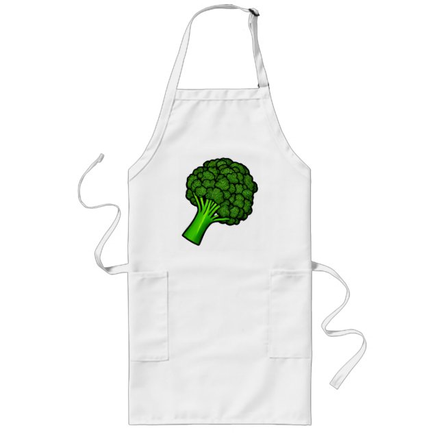 Broccoli Long Apron (Front)