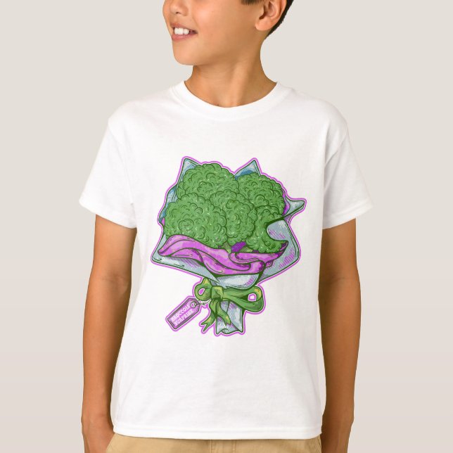 Broccoli Lover Funny Bouquet  T-Shirt (Front)