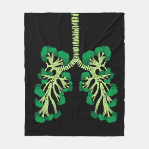 Broccoli Lover Healthy Vegetables Cooking Broccoli Fleece Blanket