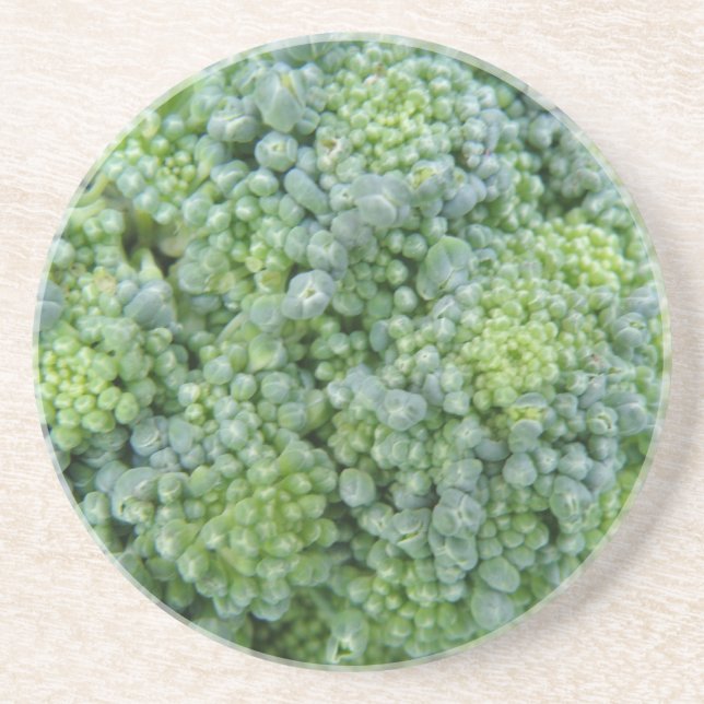 Broccoli Macro Coasters (Front)