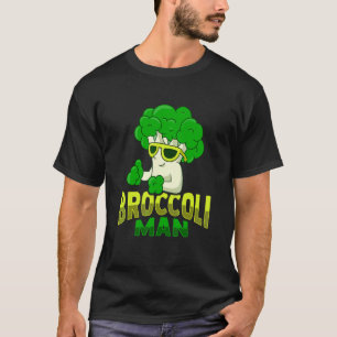 Broccoli Man Pun For A Vegan Food T-Shirt