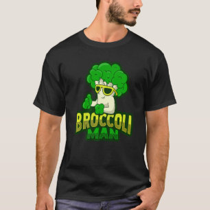 Broccoli Man Pun For A Vegan Food T-Shirt