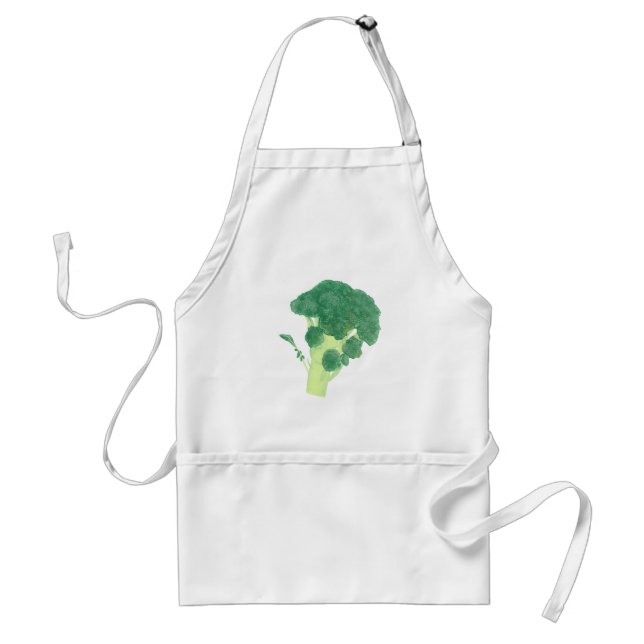 Broccoli, painting, vegetable aprons (Front)