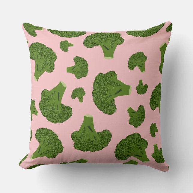 Broccoli Pattern Cushion (Front)