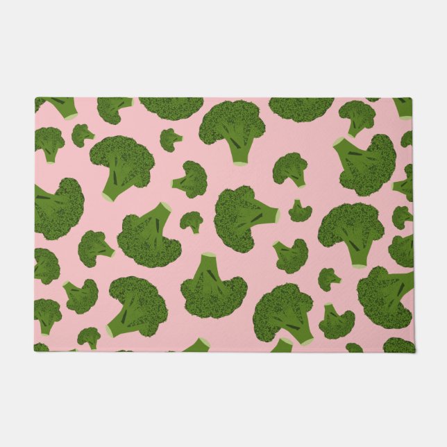 Broccoli Pattern Doormat (Front)