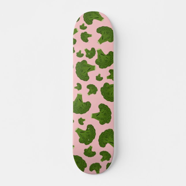 Broccoli Pattern Skateboard (Front)