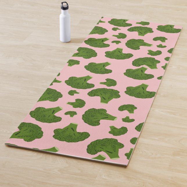 Broccoli Pattern Yoga Mat (In Situ)