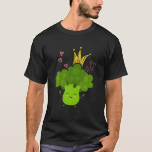 Broccoli Queen Funny Broccoli Vegan Vegetaria T-Shirt