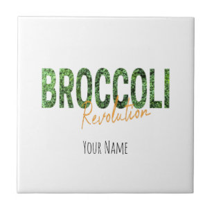 Broccoli Revolution Vegans Veggies and Vegetarian Tile