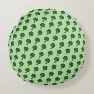 Broccoli Round Cushion