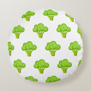 Broccoli Round Cushion