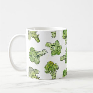broccoli - scattered coffee mug