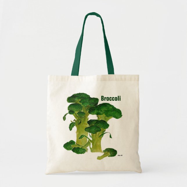 Broccoli Shopping Bag (Front)