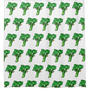 Broccoli Shower Curtain