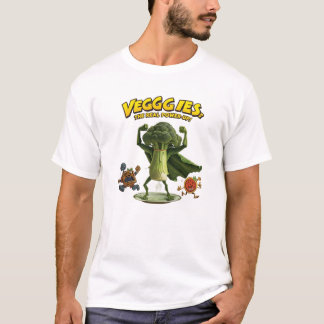 Broccoli Superhero Veggies Power T-Shirt