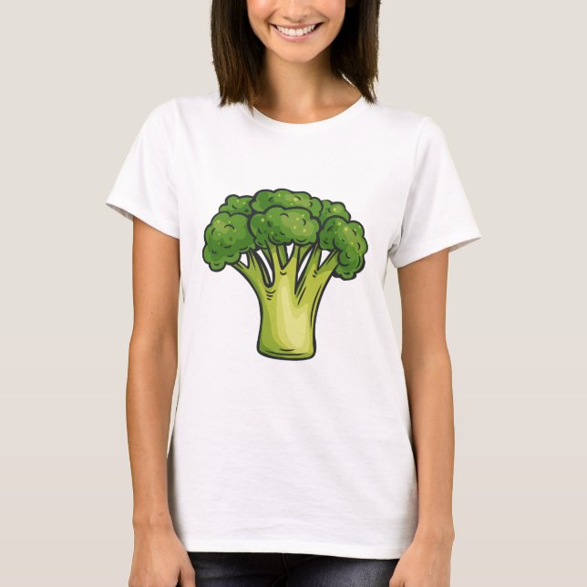 Broccoli T-Shirt – Fun Veggie Graphic Tee (Front)