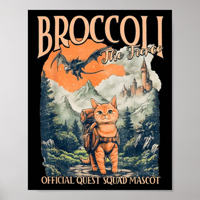Broccoli The Fierce Quest Squad Broccoli Fourth Wi Poster (Front)