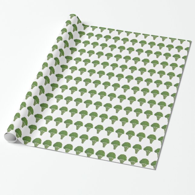 Broccoli wrapping paper! paper (Unrolled)