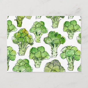 Broccolli - formal postcard