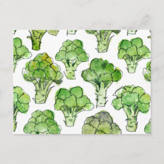 Broccolli - formal postcard