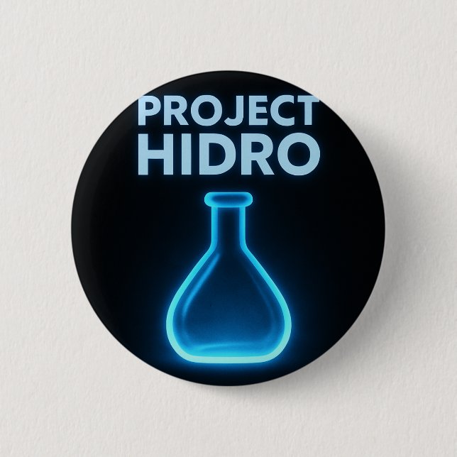 Broche Project Hidro 6 Cm Round Badge (Front)