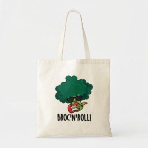 Brock And Roll Funny Veggie Broccoli Pun  Tote Bag