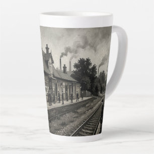 Brockholes Railway Station 1930s Style Latte Mug