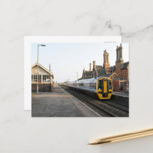 Brocklesby Railway Station, Lincs Postcard