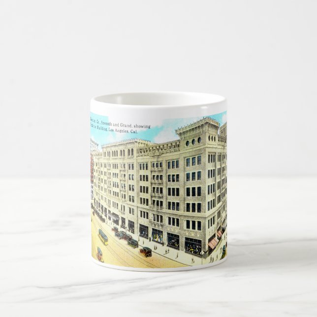 Brockman Building, Los Angeles 1916 Vintage Coffee Mug (Center)